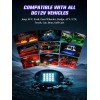 for Jeep Wrangler JL Gladiator 8 Pods RGB LED Rock