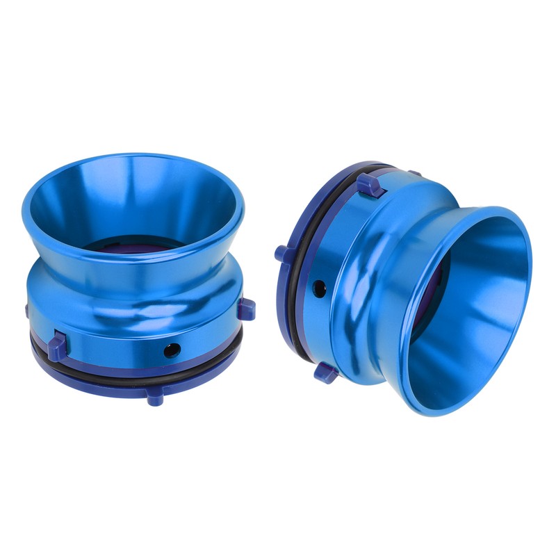 1 Pair NAB Hub Adapters Polished Aluminum Alloy Universal Loading