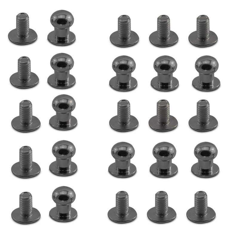 Trimming Shop 8mm Screw Back Chicago Rivets Sam Browne Studs