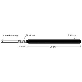 H 22 TA Cylinder for Greenhouse Window Opener with Temperature Display from 12° to 32° C