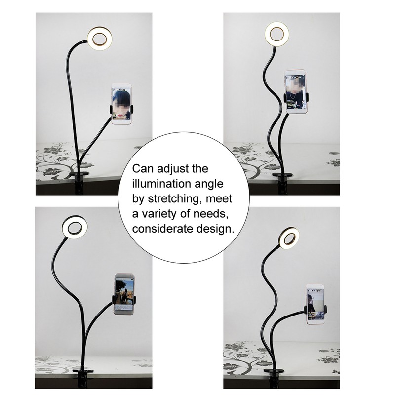 Folding LED Light High Brightness Tattoo Lamp Adjustable Clip On