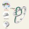 YL Infinity Love Knot Heart Promise Ring 925 Sterling Silver