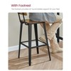 VASAGLE Set of 2 Bar Stools, Bar Height Stools, Tall
