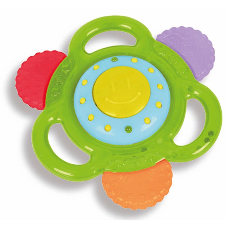 ABC Musical Rattle with 3 Teething Pieces Light and Sound