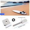 ECSiNG 8 Sets Surfboard Fin Screws 316 Stainless Steel Anti-Rust
