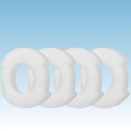 EKMOIS 4 Pack Aquarium Fish Tank Filter Sponge Bio Sponge,Replacement Sponge for 5 Gallon Sponge Filter