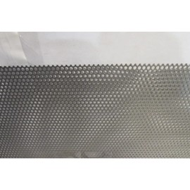 MCNICHOLS 1/8" HOLES-20 GAUGE-- 304 STAINLESS STEEL PERFORATED SHEET 6" X 6"