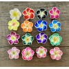 8pc Luau Hawaiian HIBISCUS Shoe Charms for Crocs & Shoe