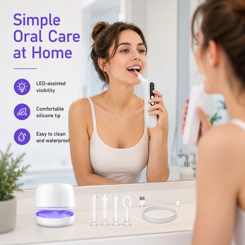 Electric Tonsil Stone Remover for Oral Care – Rechargeable Suction