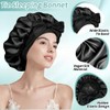 VECIIR Adjustable Satin Sleep Bonnet for Women Comfortable Hair Protection
