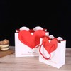 BESTOYARD Handbag, Paper Bag, Heart Shape, Gift Bag, Wrapping Bag,
