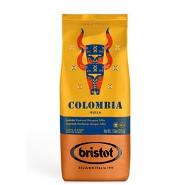 Bristot Single Origin Colombia Huila | Italian Single Origin Espresso Beans | 100% Arabica | Medium Roast | 7.93oz/225g