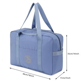 SEPWIK Travel Duffel Bag Weekender Overnight Bag, Waterproof Sports Gym Bag Carry On Tote Personal Item holdall Bag for Men Women Scandihome Series