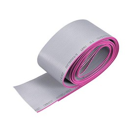 uxcell IDC Wire Flat Ribbon Cable 2m/6.6ft Length 1.27mm Pitch 34 Pins Gray for JTAG/ISP Connecting