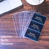 40 Pack 240 Pockets A6 Binder Business Card Sleeves, Ultra-Clear
