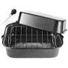 JY COOKMENT Roasting Pan With Lid and Rack, 21' Rectangular,