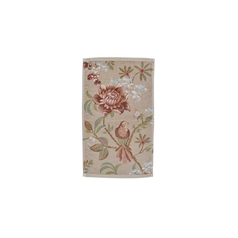 PiP Studio Secret Garden Hand Towel Khaki 55 x 100