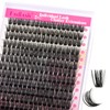 FADLASH Cluster Lashes D Curl Wispy Individual Lashes DIY Eyelash