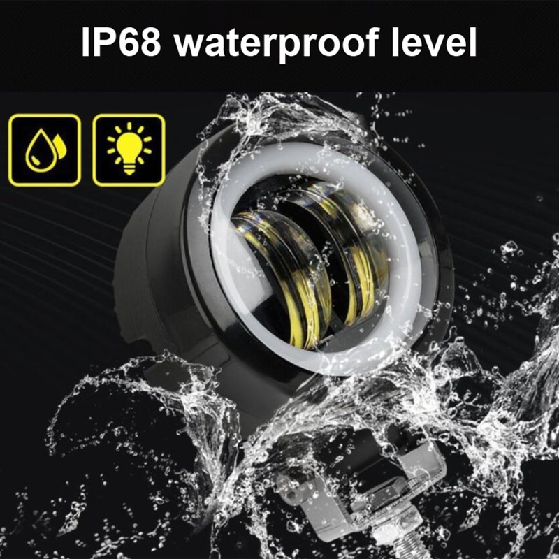 LED Fog Light Auxiliary Lamp 4D Double Lens 20W with
