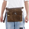 Waxed Canvas Apron Thickened Waterproof Tools Pocket Apron for Garden