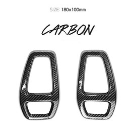 JUIVEEL Carbon Fiber Grain ABS Car Front Side AC Air Vent Frame Cover Front Central Dash Side Air Outlet Cover Trim Compatible with Kia Sorento MQ4 2021-2023 Accessories