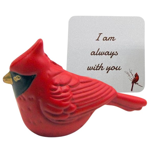 Westmon Works Cardinal Legend Pocket Charm Set Memorial Glass Token