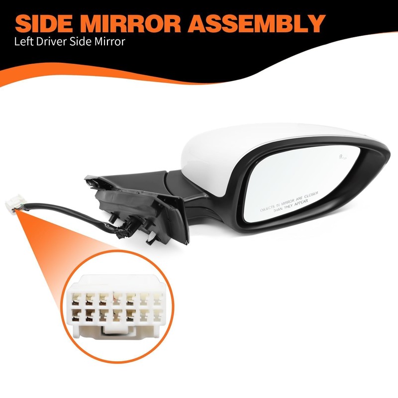 Aspaton Right Passenger Side Mirror Assembly Compatible with 2023-2025 Accord
