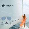 TINTS Eyewear Polarized Aviator Sunglasses Lightweight, UV400 Protection, Flexible Nose