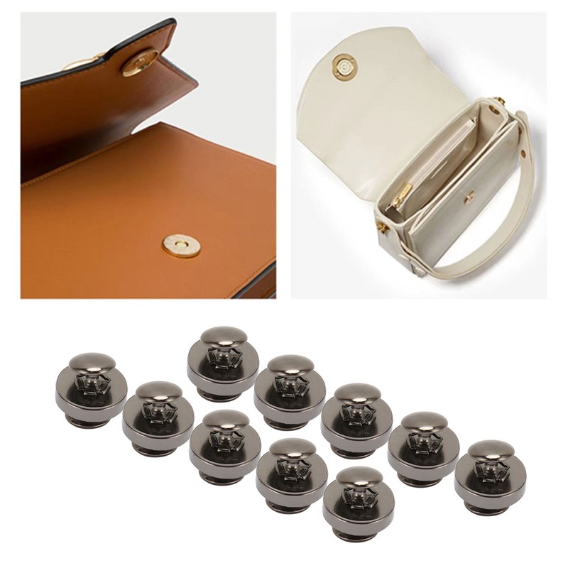 50 Sets Magnetic Button Clasp Snaps 18x5mm High Hardness Alloy