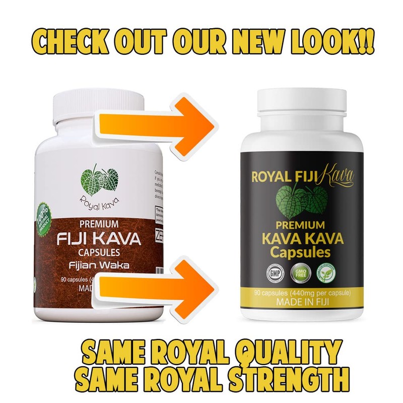 Royal Fiji Kava Pure Noble Kava Capsules Highest Grade Fijian