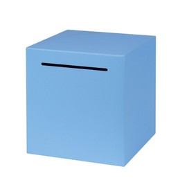 Adult Piggy Bank, Must Break to Open Money Bank, Unbreakable Stainless Steel Money Box, Metal Saving Box (4.72 inch) (Blue)
