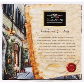 Tuscanini parchment Crackers, Olive Oil and Rosemary 3.5oz (2 Pack)