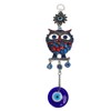 9.3in Blue Evil Eye Owl Pendant Decoration Protection Blessing Lightweight