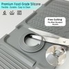 17.3" Silicone Faucet Mat for Kitchen Sink, Splash Guard with