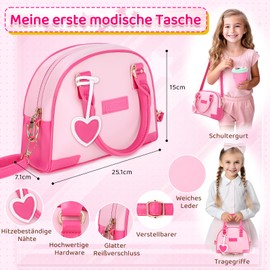 Handbag for children girls, children's handbag, toy purse with make-up pretension, purse for children, girls, birthday, Christmas, princess gifts, toy for girls