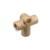Brass Brake Pipe Fitting 3 Way Adaptor 3/8" UNF x
