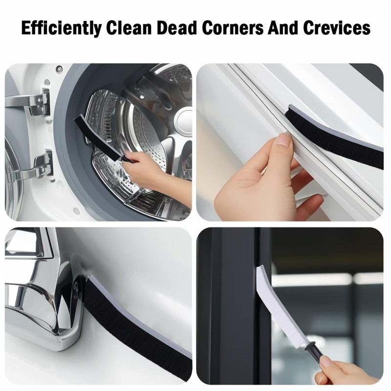 Crevice Gap Cleaning Brush, Multifunctional Cleaning Brush for Kitchen, Bathroom,