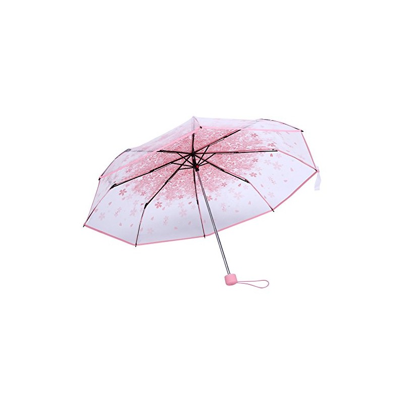 Umbrella, 1 x Umbrella Foldable Transparent Fashionable Princess Umbrella with