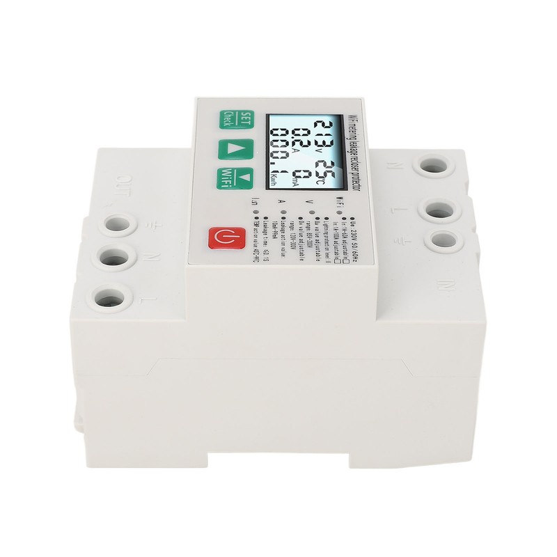 Smart WiFi Circuit Breaker Over Under Voltage Leakage Lightning Protector