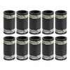 Supply Giant 1 inch Flexible coupling, Black, 10 Pack