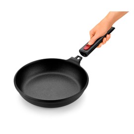 BRA COOKWARE Infinity Frying Pan | 8 inches Cast Aluminum Fry Pan | 3-Layer Non-Stick Coating | All Heat Sources Compatible | PFOA Free | Removable Heat-Resistant Handle | Non Deformable