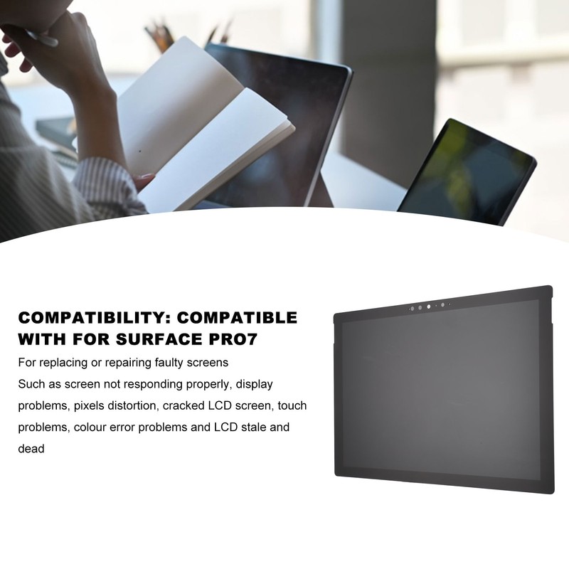 Screen Replacement for Surface Pro7 Professional Scratch Resistant LCD Touch