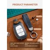ontto Leather Car key fob cover fit for Hyundai Tucson