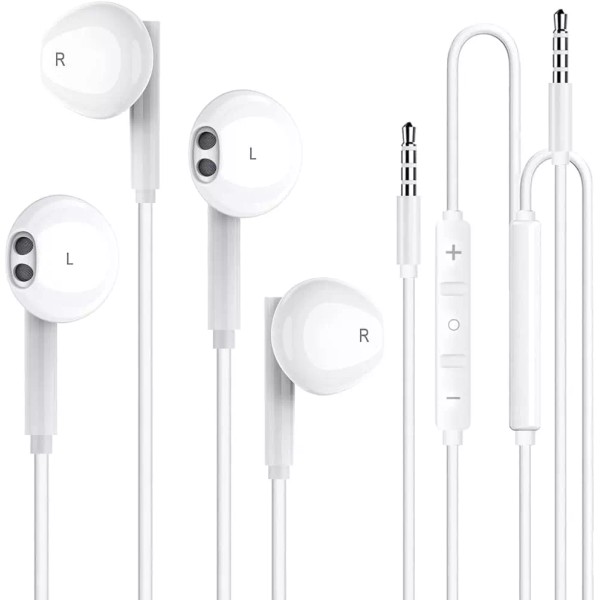 Does not apply 2 Pack 3.5Mm Wired Headphone Plug, In-Ear