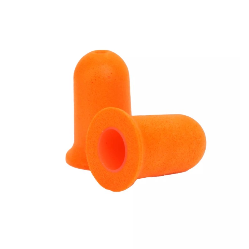 Plugfones Bluetooth earplugs with music Basic Pro Blue/Orange Working buds