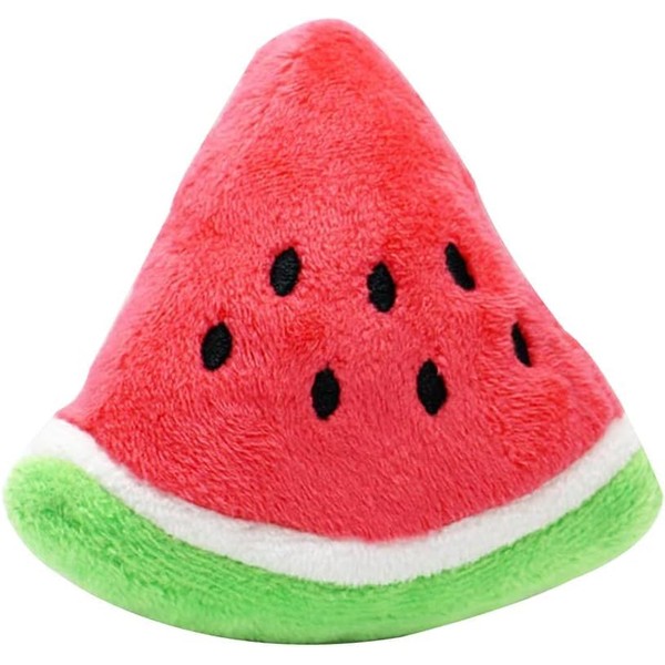 WLngtv 1Pc Cute Watermelon Plush Shape Puppy Pet for Play