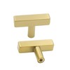 10 Pack Gold Cabinet Knobs Brushed Gold Drawer Knobs T