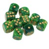 Yiotfandoll 10PCS Polyhedral D6 Dice 16mm Acrylic Game Dice for