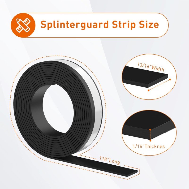Splinter Guard Strip 194419-4 Guide Rails Splinter Guard Tape Replacement