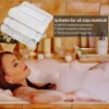 Full Body Spa Bath Pillow Mat, Soft Quilted Bathtub Cushion